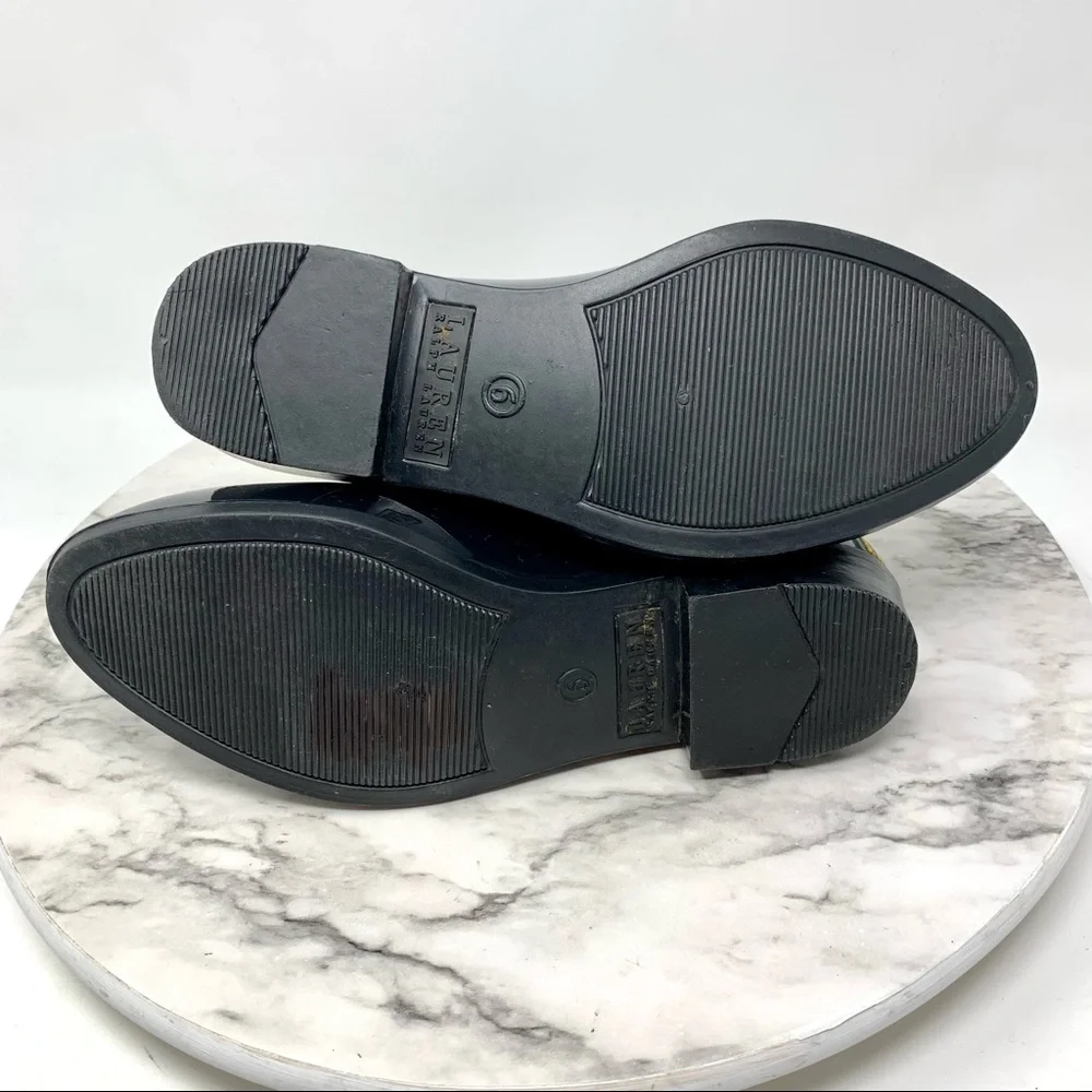 Lauren Ralph Lauren Tally Chelsea Rain Booties 6 Academic Preppy Classic Neural - Picture 8 of 13